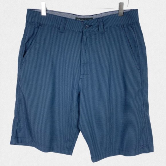 O'Neill Flat Front Subtle Striped Shorts | Size 32 - Picture 3 of 7